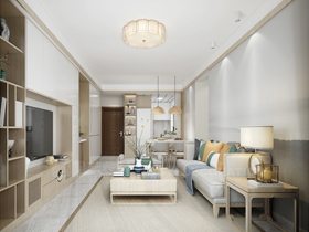 保利領秀前城領秀府100平裝修案例